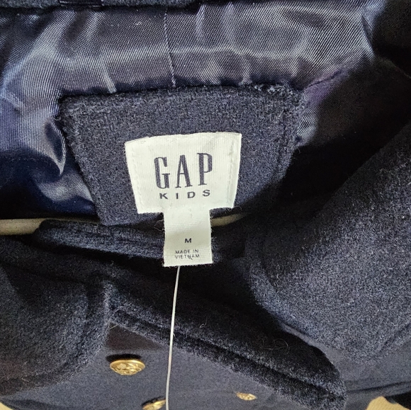GAP Kids Wool Peacoat M (8-9YRS) NWT - Picture 3 of 5